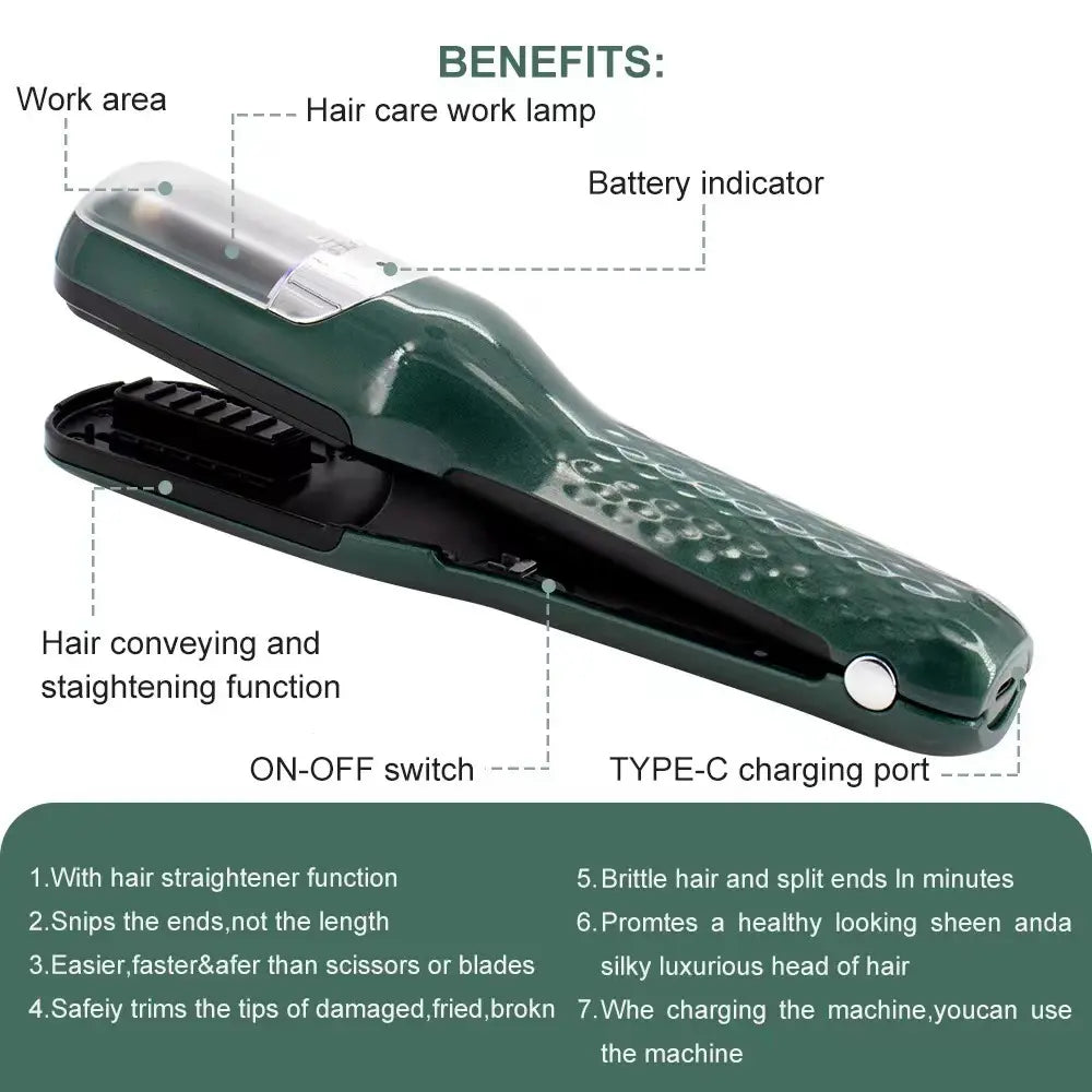 Automatic Split Ends Trimmer — Salon-Grade Results, Home-Friendly
